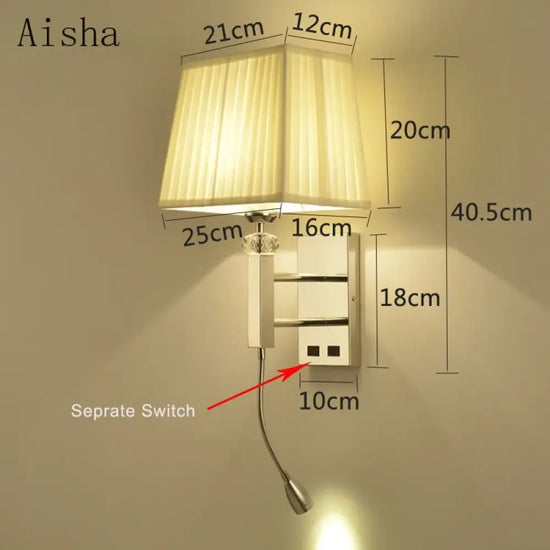 Applique Murale Led Élégante Design Contemporain Applique Chambre