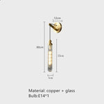 Applique Murale Led Élégante Design Minimaliste. E-Or / Blanc Chaud (2700-3500K) Chambre