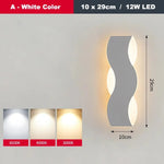 Applique Murale Led Élégante Design Minimaliste Un Blanc 10X29Cm / Chaud (2700-3500K) Chambre