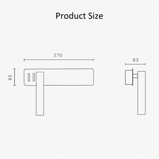 Applique Murale Led Élégante Design Moderne Chambre