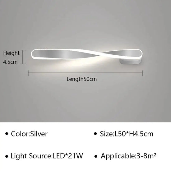 Applique Murale Led Élégante Et Design. Chambre