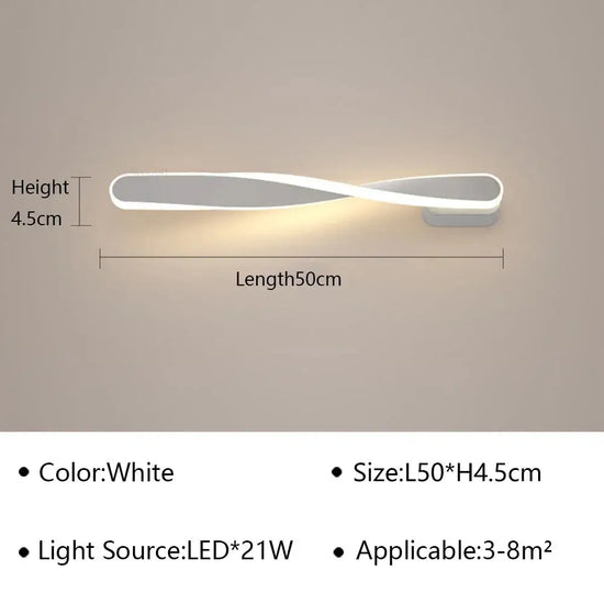 Applique Murale Led Élégante Et Design. Chambre