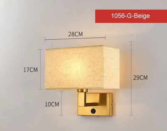 Applique Murale Led Élégante Et Moderne. 1056 2 / Gradation Tricolore | 11-15W Chambre