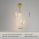 Applique Murale Led Élégante Et Moderne Papillon D’or / Lumière Chaude 26W Applique Chambre