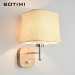 Applique Murale Led Élégante Et Pratique Design B Base En Bois Chambre