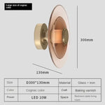 Applique Murale Led Élégante Moderne Épurée B-30Cm / Blanc Froid (5500-7000K) Applique Chambre