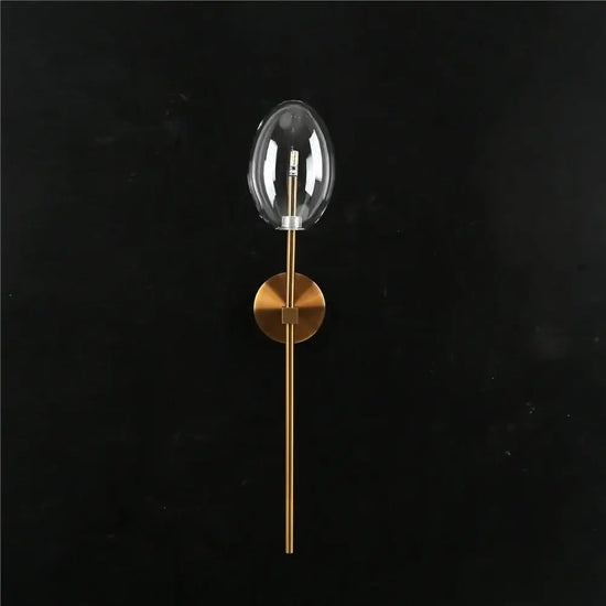 Applique Murale Led Élégante Transparence Design Chambre