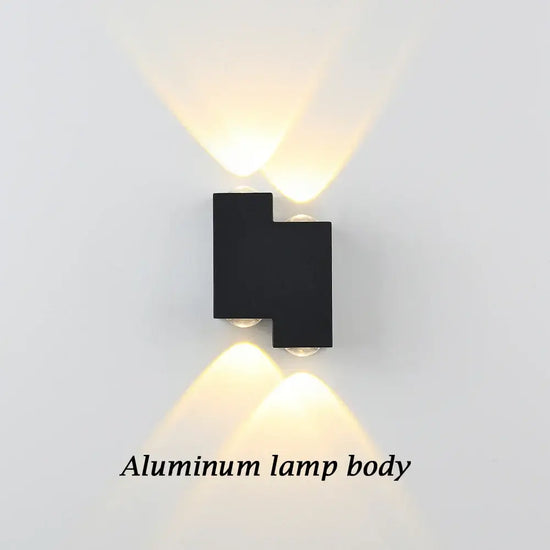 Applique Murale Led Étanche Design Jardin Lumineux Blanc / Chine Blanc Froid (5500-7000K) Chambre