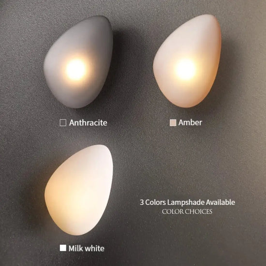 Applique Murale Led Galets Scandinave Élégante Minimaliste. Chambre