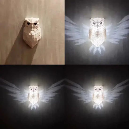 Applique Murale Led Hibou Unique Déco Salon. Chambre