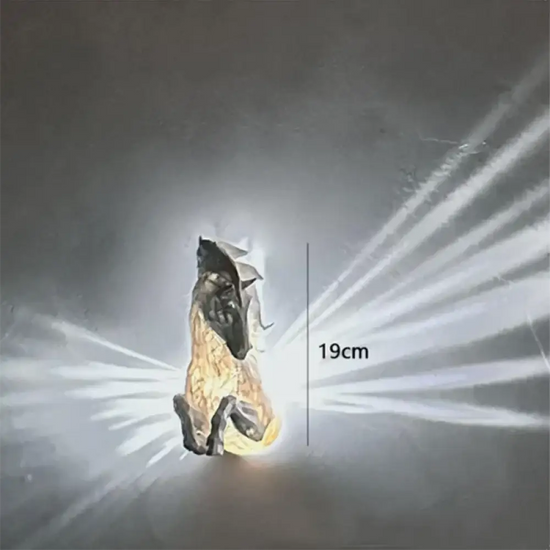 Applique Murale Led Hibou Unique Déco Salon. Pégase / Blanc Froid (5500-7000K) Chambre