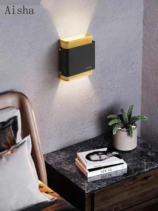 Applique Murale Led Industrielle Minimaliste Élégante. Chambre
