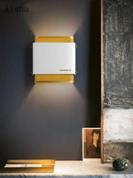 Applique Murale Led Industrielle Minimaliste Élégante. Chambre