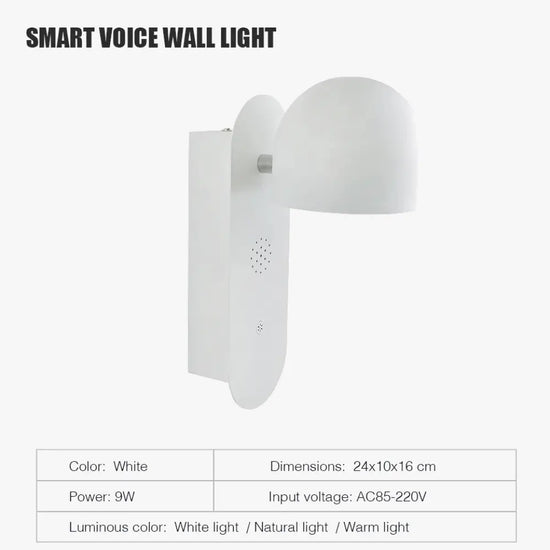 Applique Murale Led Intelligente Design Moderne Élégant Chambre