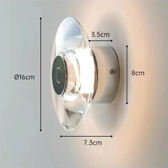 Applique Murale Led Luxueuse Et Raffinée D16Cm Applique Chambre