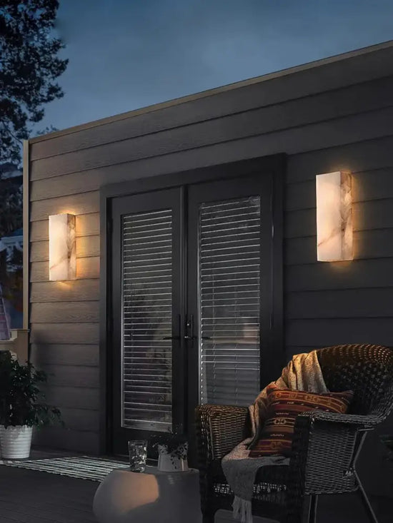 Applique Murale Led Marbre Extérieur Design Chambre