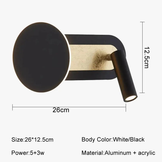 Applique Murale Led Moderne Design Élégant Chambre