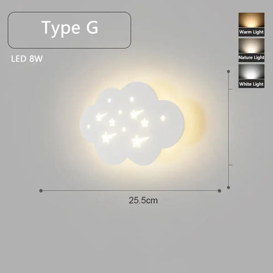 Applique Murale Led Moderne Design Élégant Type G / 3 Température De Couleur Chambre