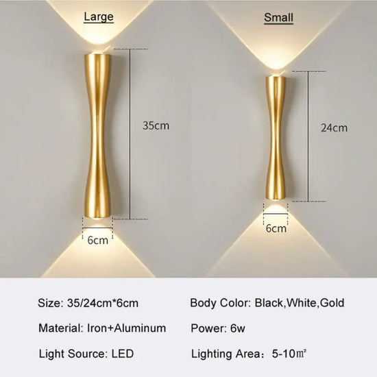 Applique Murale Led Moderne Design Épuré Et Pratique. Chambre