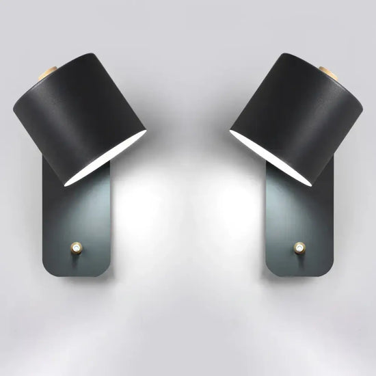 Applique Murale Led Moderne Élégante Lumineuse 2 Noir Chambre