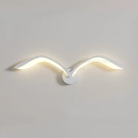 Applique Murale Led Modernes Élégantes Design. Blanc / L 80Cm Chambre