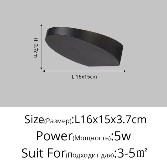 Applique Murale Led Nordique Design Élégante Chambre