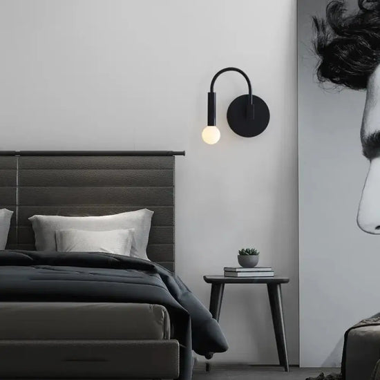 Applique Murale Led Nordique Élégante Minimaliste Chic Chambre