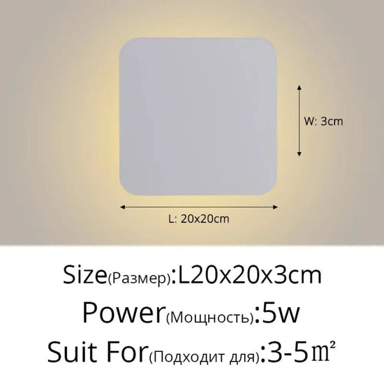 Applique Murale Led Nordique Élégante Moderne Chambre