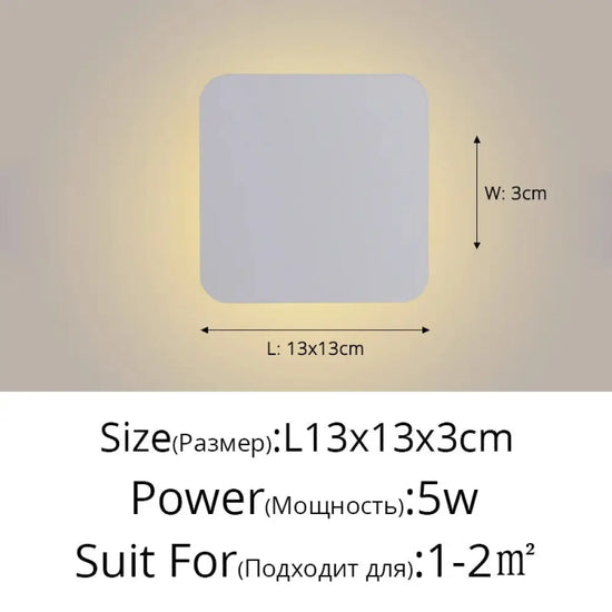 Applique Murale Led Nordique Élégante Moderne Chambre