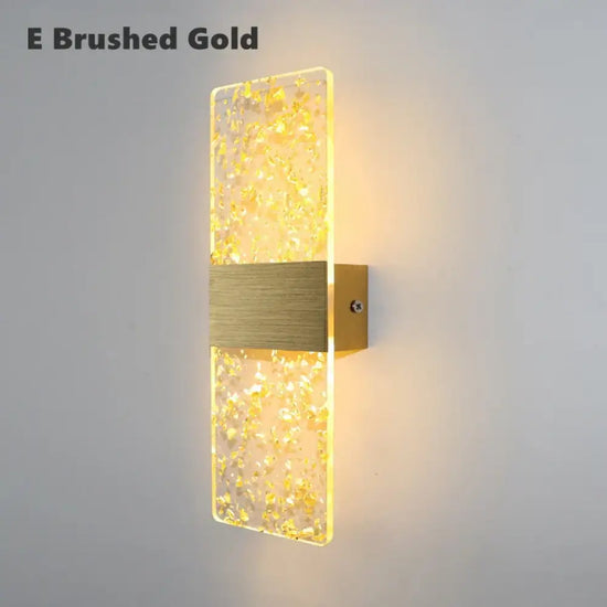 Applique Murale Led Nordique Élégante Moderne Chic. E Or Brossé / Tricolore Chambre