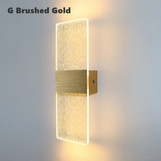 Applique Murale Led Nordique Élégante Moderne Chic. G Or Brossé / Tricolore Chambre