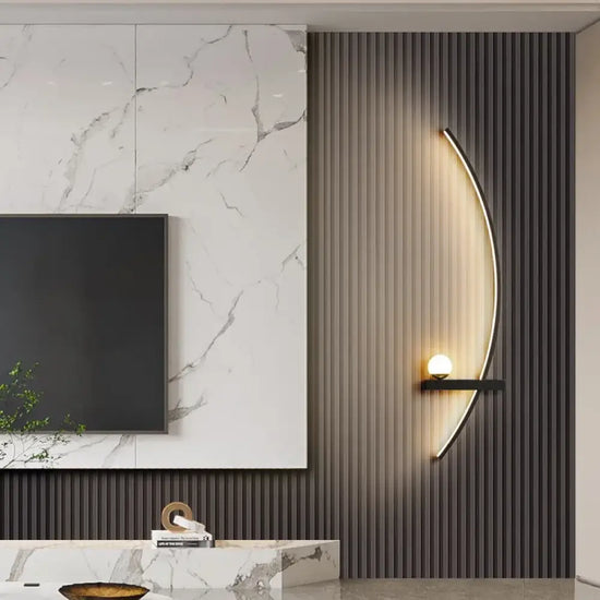 Applique Murale Led Nordique Sobre Élégante Chambre