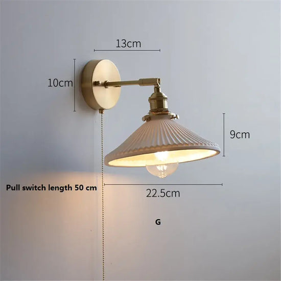 Applique Murale Led Originale Artisanale Design. G Chambre