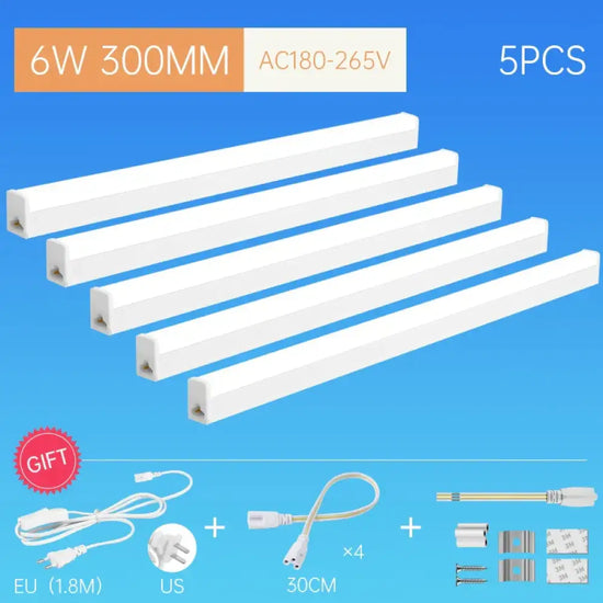 Applique Murale Led Pratique Et Design. 5Pcs 6W And Plug / 1.8M Eu Plug Cold White Chambre