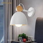 Applique Murale Led Ronde Design Bois Naturel Chambre