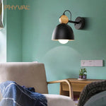 Applique Murale Led Ronde Design Bois Naturel Chambre
