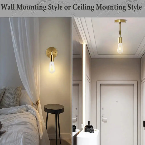 Applique Murale Led Rotative Vintage Chambre