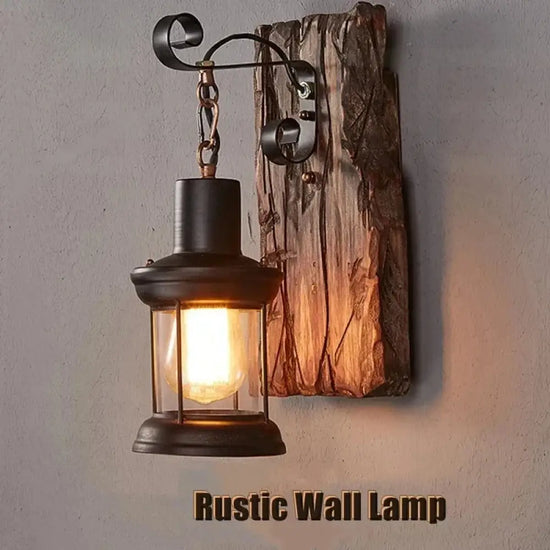 Applique Murale Led Rustique Design Élégant Chambre