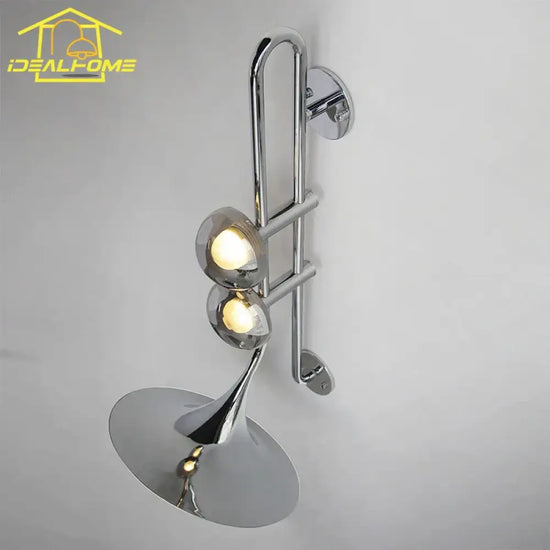 Applique Murale Led Saxophone Vintage Industriel Charme Chambre