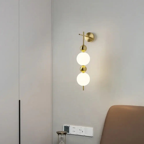 Applique Murale Led Sphérique Design Élégante Chambre
