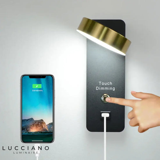 Applique Murale Led Tactile Moderne Chambre