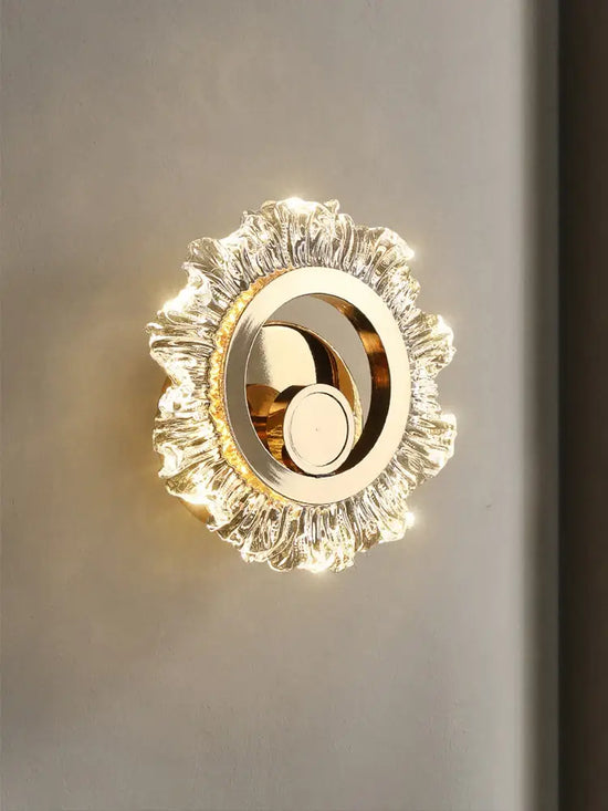 Applique Murale Led Tournesol Élégant Contemporain. Chambre