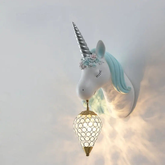 Applique murale licorne