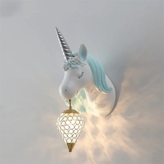 Applique murale licorne