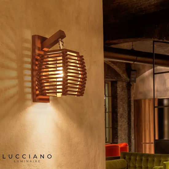Applique Murale Luminaire Bambou
