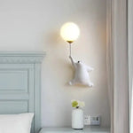Applique Murale Luminaire Chambre Bébé Blanc / Droit Luminaire