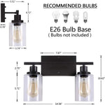 Applique Murale Métal Verre Noire Murale Chambre