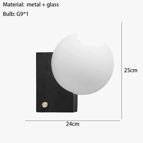 Applique Murale Minimaliste Design Élégant Intérieur Chambre