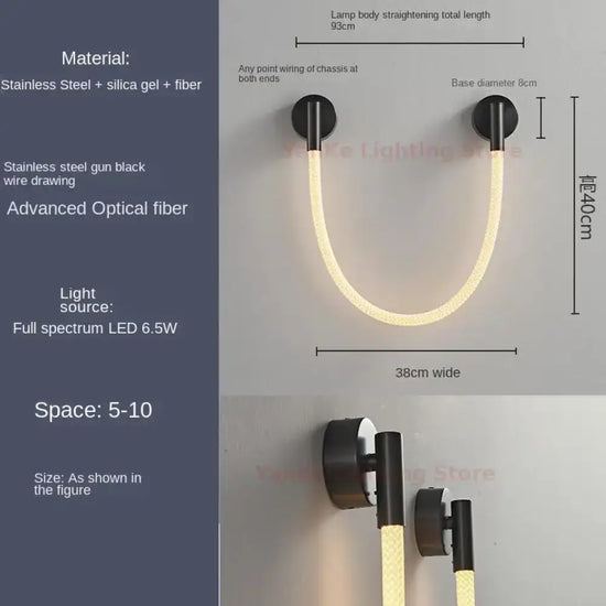 Applique Murale Minimaliste Design Élégant Luxueux. A-3000K Chambre