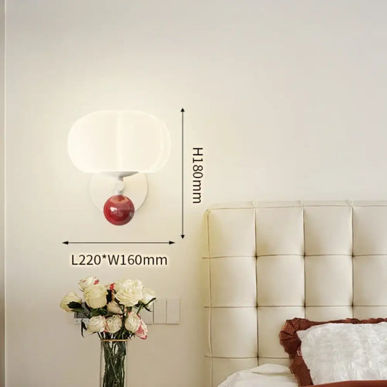 Applique Murale Minimaliste Design Scandinave Élégant Fixation 1 / Gradation En 3 Couleurs Chambre